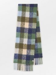 Becksöndergaard Szal w kolorze niebiesko-zielono-oliwkowym - 200 x 35 cm rozmiar: onesize. Niebieskie szaliki i kominy Becksöndergaard, bez wzorów, z materiału. Za 295.99 zł.