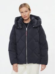 Tommy Hilfiger Kurtka puchowa Diamond Baffle WW0WW40199 Granatowy Relaxed Fit. Niebieskie kurtki Tommy Hilfiger, na zimę, m, bez wzorów, z puchu, bez kaptura. Za 799.99 zł.