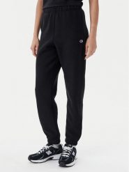 Champion Spodnie dresowe 117872 Czarny Slim Fit. Czarne spodnie dresowe Champion, bez wzorów, z bawełny. Za 229.99 zł.
