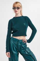 Sweter damski wełniany ERMANNO FIRENZE. Swetry Ermanno Firenze, bez wzorów, z wełny, bez ramiączek. W wyprzedaży za 1,032.85 zł.