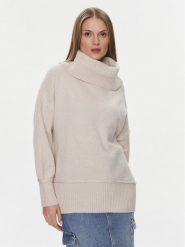 ONLY Sweter 15306541 Beżowy Relaxed Fit. Brązowe swetry ONLY, s, bez wzorów, z syntetyku, bez ramiączek. Za 79.99 zł.