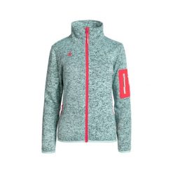 Kurtka polarowa damska termiczna SAMAUN W V3 z wysokim kołnierzem i kieszeniami. Niebieskie kurtki IZAS, m, bez wzorów, z dzianiny, bez kaptura. Za 269.52 zł.