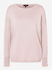 More & More Sweter w kolorze jasnoróżowym rozmiar: 42. Różowe swetry More & More, bez wzorów, bez ramiączek. Za 96.83 zł.
