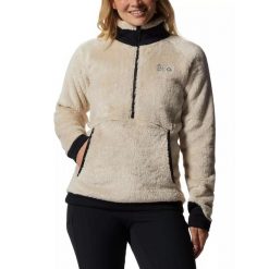 Damski sweter polarowy Mountain Hardwear Polartec High Loft. Brązowe swetry MOUNTAIN HARDWEAR, na zimę, s, bez wzorów, z polaru, sportowe, bez ramiączek. Za 729.00 zł.