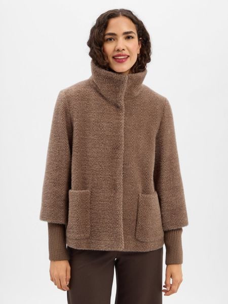 S.Oliver BLACK LABEL Kurtka Kobiety brązowy, 40. Brązowe kurtki s.Oliver BLACK LABEL, s, bez wzorów, bez kaptura. Za 799.95 zł.