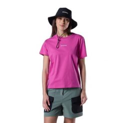 T-shirt damski Rossignol Waterfall. Czerwone t-shirty Rossignol, bez wzorów, casualowe, bez kołnierzyka, bez ramiączek. Za 275.50 zł.