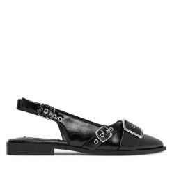 Baleriny Steve Madden. Czarne baleriny Steve Madden, bez wzorów, bez obcasa, bez zapięcia. Za 389.99 zł.