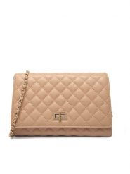 Badura Torebka TYL00500 Beżowy. Brązowe kopertówki Badura, bez wzorów, z materiału, bez dodatków. Za 129.99 zł.