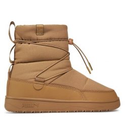 Śniegowce Puma. Brązowe śniegowce Puma, bez wzorów, bez zapięcia. Za 429.99 zł.
