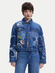 Desigual Kurtka jeansowa Misouri 25SWED55 Niebieski Regular Fit. Niebieskie kurtki Desigual, m, bez wzorów, z bawełny, bez kaptura. Za 429.99 zł.