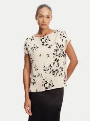 Tatuum Bluzka Osma 1 T2504.065 Écru Regular Fit. Bluzki Tatuum, bez wzorów, z wiskozy, bez kołnierzyka, bez ramiączek. Za 199.99 zł.