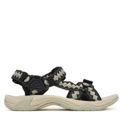 Sandały CMP. Szare buty trekkingowe CMP, bez wzorów, sportowe, bez obcasa, bez zapięcia. Za 189.99 zł.