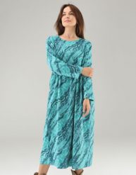 Sztruksowa rozkloszowana sukienka. Zielone sukienki Unisono, l, bez wzorów, prążkowane, bez kołnierzyka, bez ramiączek, rozkloszowane. Za 249.00 zł.