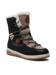 Kimberfeel Śniegowce Ebelya Czarny. Czarne śniegowce Kimberfeel, bez wzorów, z materiału, bez zapięcia. Za 479.99 zł.