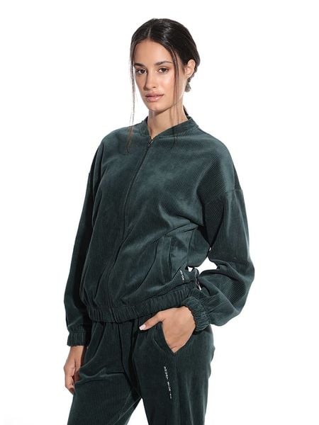 SHORT STORIES Kurtka sztruksowa w kolorze ciemnozielonym rozmiar: 3XL. Zielone kurtki Short Stories, xl, bez wzorów, z bawełny, bez kaptura. Za 179.64 zł.