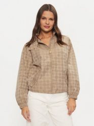 Guess Kurtka przejściowa V4BQ24 WGLW2 Brązowy Regular Fit. Brązowe kurtki Guess, l, z aplikacjami, z syntetyku, bez kaptura. Za 339.99 zł.