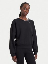 HUGO Bluza Denrietta 50567228 Czarny Regular Fit. Czarne bluzy bez kaptura Hugo, xl, bez wzorów, z bawełny, bez kaptura. Za 699.99 zł.