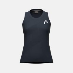 PRO Damski Top. Niebieskie topy sportowe Head, bez wzorów, z dzianiny, tenisowe. Za 230.00 zł.
