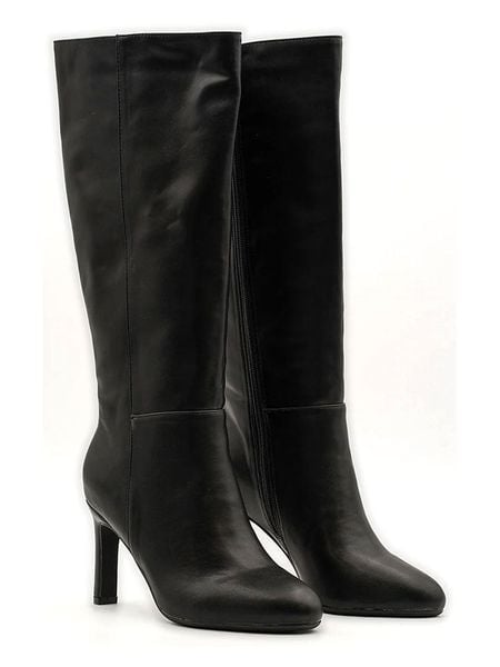 Belluci Kozaki w kolorze czarnym rozmiar: 37. Czarne kozaki Belluci, na zimę, bez wzorów, bez obcasa, na szpilce, bez zapięcia. Za 158.10 zł.