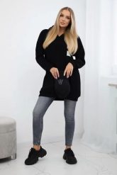 Bluza z kapturem z naszywkami czarna. Czarne bluzy KESI, l, z aplikacjami, z bawełny, bez ramiączek, z kapturem. Za 278.10 zł.