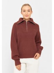 Bench Sweter "Thurynn" w kolorze jasnobrązowym rozmiar: 42. Brązowe swetry Bench, bez wzorów, bez ramiączek. Za 90.69 zł.