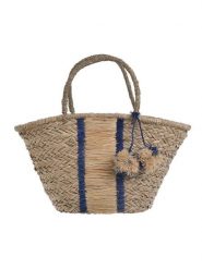 BLE Shopper bag w kolorze beżowym - 58 x 28 x 19 cm rozmiar: onesize. Brązowe shopper bag BLE, bez wzorów, z materiału, na ramię, bez dodatków. Za 85.19 zł.