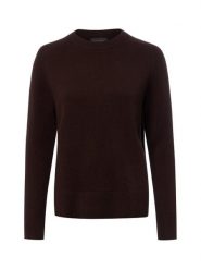 Franco Callegari Sweter z dzianiny merino Kobiety drobna dzianina brązowy, L. Brązowe swetry Franco Callegari, l, bez wzorów, z dzianiny, bez ramiączek. Za 299.95 zł.