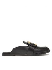 See By Chloé Klapki SB40012A Czarny. Czarne klapki See By Chloé, bez wzorów, ze skóry, bez obcasa, bez zapięcia. Za 1,239.00 zł.