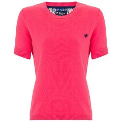 Sweter w kolorze koralowym. Swetry Denim Culture. W wyprzedaży za 99.95 zł.