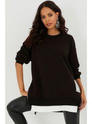 Cool and sexy Bluza w kolorze czarnym rozmiar: XL. Czarne bluzy Cool and sexy, xl, bez wzorów, bez ramiączek, bez kaptura. Za 108.45 zł.