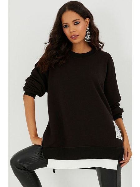 Cool and sexy Bluza w kolorze czarnym rozmiar: XL. Czarne bluzy Cool and sexy, xl, bez wzorów, bez kaptura. Za 108.45 zł.