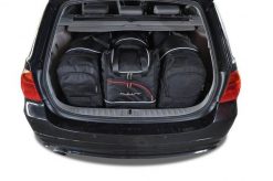 Torby Do Bagażnika Bmw 3 Touring 2005-2013 4Szt Kjust. Czarne torby podróżne KJUST, bez wzorów, z kauczuku. Za 1,330.00 zł.