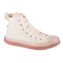 Buty sportowe do chodzenia damskie, Chuck Taylor All Star CX Explore. Białe buty sportowe lifestyle Converse, bez wzorów, bez zapięcia, trekkingowe. Za 279.99 zł.