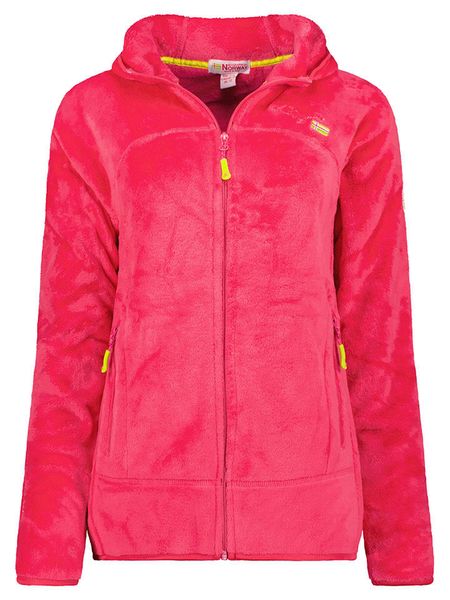 Geographical Norway Kurtka polarowa "Upalood" w kolorze różowym rozmiar: XL. Różowe kurtki Geographical Norway, xl, bez wzorów, z polaru, bez kaptura. Za 104.64 zł.