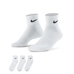 Skarpety Nike Everyday Cushioned Ankle. Białe skarpetki Nike, bez wzorów. Za 79.99 zł.