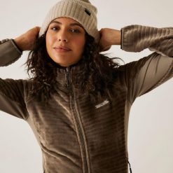 Endra Damski polar turystyczny. Brązowe bluzy z polaru Regatta, bez wzorów, z polaru, trekkingowe. Za 179.99 zł.