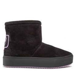 Śniegowce Chiara Ferragni. Czarne śniegowce Chiara Ferragni, bez wzorów, bez zapięcia. Za 1,319.00 zł.