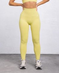Legginsy Sculpt Scrunch - Żółty. Żółte legginsy JOY STUDIO, bez wzorów, z materiału, długie. Za 212.00 zł.