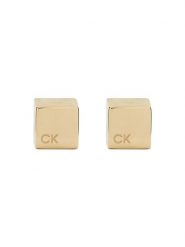 Calvin Klein Kolczyki 35000246 Złoty. Żółte kolczyki Calvin Klein, metalowe. Za 229.99 zł.