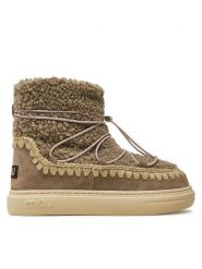 Mou Śniegowce Eskimo Sneaker Bold Scoub Lace FW411012A Szary. Szare śniegowce Mou, bez wzorów, ze skóry, bez zapięcia. Za 1,199.00 zł.
