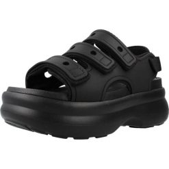 Sandały CROCS 212032C Czarny. Czarne sandały Crocs, bez wzorów, z syntetyku, bez obcasa, bez zapięcia. Za 365.99 zł.