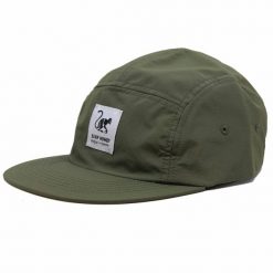 Czapka do biegania 5-panelowa – wodoodporna – dla dorosłych (Zielony). Zielone czapki z daszkiem SURF MONKEY, z aplikacjami, z materiału, sportowe. Za 179.95 zł.
