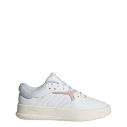 Buty Court 24. Białe buty treningowe adidas, bez wzorów, z gumy, bez zapięcia. Za 353.40 zł.