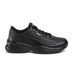 Buty Puma Cilia Mode 37112501 czarne. Czarne buty do biegania bez wzorów, z gumy, bez zapięcia, do biegania. Za 414.96 zł.