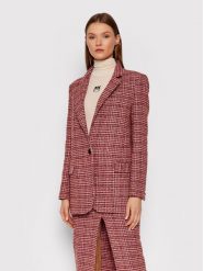 Pinko Marynarka Bishop 1G16UZ 8571 Różowy Regular Fit. Czerwone marynarki i żakiety Pinko, bez wzorów, z bawełny, bez ramiączek. Za 2,469.00 zł.