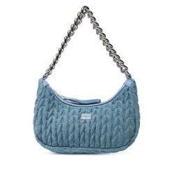 Torebka Tommy Jeans. Niebieskie torebki klasyczne Tommy Jeans, bez wzorów, z denimu, klasyczne, bez dodatków. Za 259.99 zł.