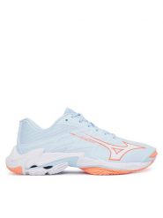 Mizuno Buty halowe Wave Lightning Elite V1GC2600 Niebieski jasny. Niebieskie buty treningowe Mizuno, bez wzorów, z materiału, bez zapięcia. Za 689.99 zł.