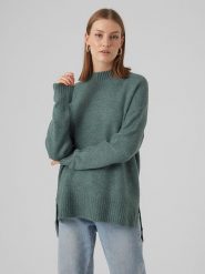 Vero Moda Sweter w kolorze zielonym rozmiar: XS. Zielone swetry Vero Moda, xs, bez wzorów, bez ramiączek. Za 88.95 zł.