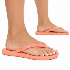 Japonki damskie Ipanema 27130 MEU SOL AD. Czerwone japonki Ipanema, bez wzorów, z materiału, eleganckie. Za 39.00 zł.