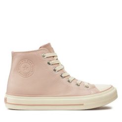 Trampki Big Star Shoes. Czerwone trampki BIG STAR SHOES, bez wzorów, retro, bez zapięcia. Za 79.99 zł.